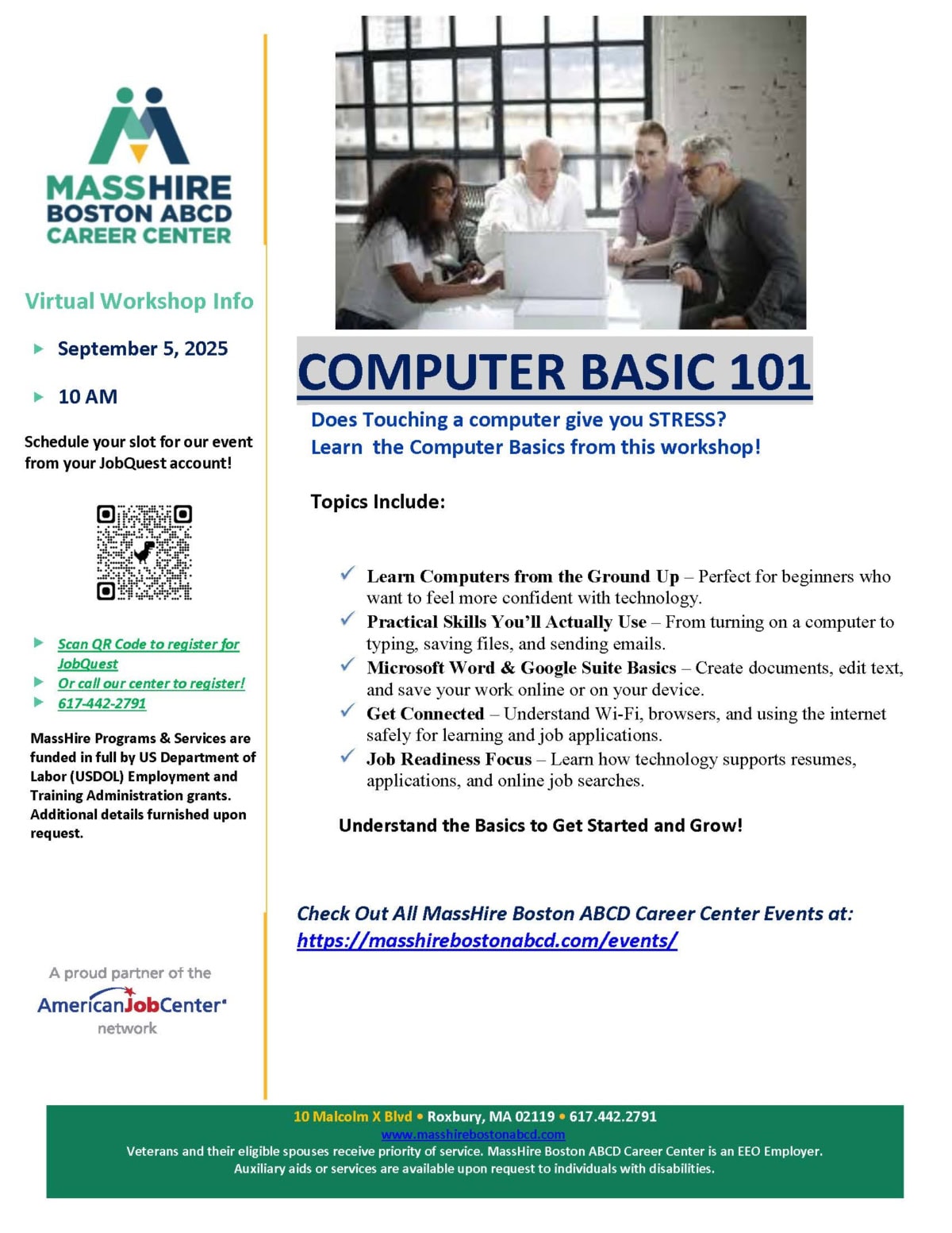 Computer Basics - MassHire Boston ABCD